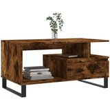vidaXL Stolić za kavu boja hrasta 90x49x45 cm konstruirano drvo | shoptok.hr