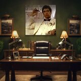 Scarface slika na platnu Vsak dan nad zemljo je dober dan | Shoptok.si