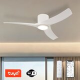  ZEVENTI - LED plafonski ventilator ORBITO LED/24W/230V Wi‑Fi Tuya beli + sa daljinskim upravljačem | Eponuda.com