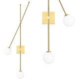 Toolight Zidni svijećnjak APP1594-2W gold | shoptok.hr