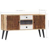 vidaXL Komoda 118x30x62 cm trden mangov les | Shoptok.si