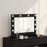  Ogledalo za Toalet Pravokutni Crni hrast 60 x 45 x 18 cm | shoptok.hr