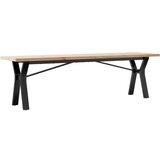  Stolić za kavu Y-oblika 160x40x45 5 cm od borovine i željeza | shoptok.hr