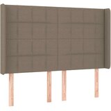  Box spring postelja z vzmetnico LED taupe 140x190 cm blago, (20902171) | Shoptok.si
