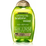 OGX Teatree Mint Extra Strenght osvježavajući šampon 385 ml