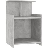 Furnova Nočna omarica betonsko siva 40x35x60 cm iverna plošča, (21927785) | Shoptok.si