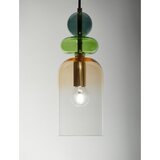 Nova Luce Steklena viseča svetilka v zlati barvi ø 11 cm Murano – | Shoptok.si