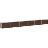  Povišeni vrtni krevet Crna 600 x 40 x 55 cm | shoptok.hr