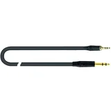  Q-LOK JUST J35JS 5 adapter kabel 5m (Stereo 6.3mm jack plug - Stereo 3.5mm jack plug) - crna boja