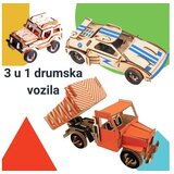 CarolijaShop Čarolija shop 3 u 1 slagalice Drumska vozila | ePonuda.com