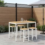  Stol za bar u vrtu Bijela 147 x 88,5 x 105 cm | shoptok.hr