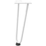 ukosnice noge za stol 4 kom bijele 30 cm čvrstog čelik | shoptok.hr