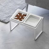 YAMAZAKI Keramički set posuda s postoljem za kućne ljubimce Nooks – | shoptok.hr