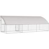  Pasja lopa s shranjevanjem 3 pcs srebrna 6 x 2 x 2 m Jeklo - - Srebrna - 60.15 - 6 x 2 x 2 m - 2025-vidaXL-TOPSELLER | Shoptok.si
