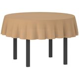  Tkanina za stol 5 kom. Kružni Bež Ø 140 cm Poliester | shoptok.hr
