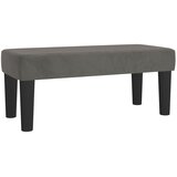 Box spring krevet s madracem tamnosivi 80 x 200 cm baršunasti | shoptok.hr