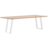  Noge za jedilno mizo v obliki črke U, 2 kosa, bele barve, 50 x (72-73) cm, jeklo | Shoptok.si