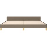  Okvir za krevet bez madraca smeđesivi 200x200 cm od tkanine | shoptok.hr
