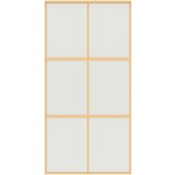  Drsna vrata zlata 102,5x205 cm mat ESG steklo in aluminij, (20983074) | Shoptok.si