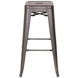 MID.YOU Barski Stol Vantaggio High, Črna, Zlata | Shoptok.si