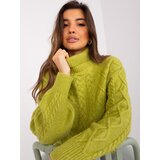 Wool Fashion Italia Sweater-AT-SW-2355-2.30X-olive | Shoptok.si