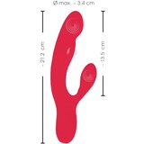 Sweet Smile Thumping Rabbit Vibrator Red | Shoptok.si