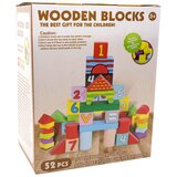  Drvene kocke u boji 52/1 – kreativna igra za male graditelje | Shoptok.si