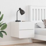  Noćni ormarić 2 pcs Bijelo 39 x 34 x 33 cm Masivna borovina | shoptok.hr