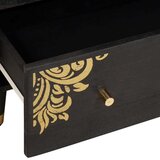  Kreveta s ladicama 2 pcs Crna 60 x 33 x 75 cm Čvrsto drvo manga | shoptok.hr