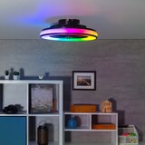 Kanlux 38034 - LED RGBW prigušiva svetiljka sa ventilatorom PLAVE 48W/230V 3000/4000/6500K + daljinski upravljač | Eponuda.com