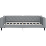  Dnevni krevet svjetlosivi 90 x 190 cm od tkanine | shoptok.hr