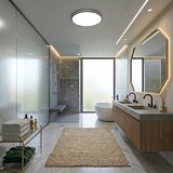  LED plafonsko svetlo HUGO LED/21/32/42W/230V 3000/4000/6500K preč. 45 cm IP54 crno | Eponuda.com
