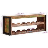  Stalak za vino Smeđa 100 x 45 x 33 cm Čvrsto reciklirano drvo | shoptok.hr