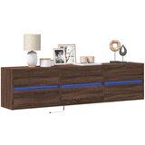 vidaXL Zidni TV ormarić LED smeđa boja hrasta 180x31x45 cm Cijene