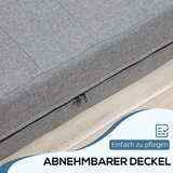  Sklopiva fotelja s funkcijom ležaja krevet za goste sklopiva do 250 kg 138x80x50 cm siva | shoptok.hr
