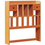  Krevet s regalom za knjige bez madraca 75 x 190 cm od borovine | shoptok.hr