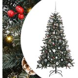 vidaXL Umjetno božićno drvce s stalakom Zelena 83.5 x 83.5 x 150 cm | shoptok.hr