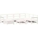  8-dijelni set vrtnih sofa bijeli od masivne borovine | shoptok.hr