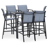  7-dijelni vrtni barski set crno-sivi | shoptok.hr