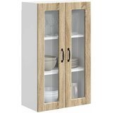  Zidni stakleni ormarić Sonoma hrast 60 x 31 x 100 cm | shoptok.hr