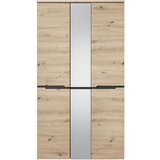 Voleo garderobna omara barve grafita, hrast artisan | Shoptok.si