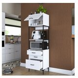Hanah home JE135 - 3101 white multi purpose cabinet | ePonuda.com