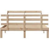  Okvir za krevet s uzglavljem 150 x 200 cm borovina | shoptok.hr