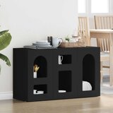  Strani šal Črna 100 x 35 x 59 cm Konstruiran les, (5000107968) | Shoptok.si