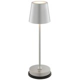 Brilliant LED prigušiva punjiva dodirna stona lampa ELORA LED/2,5W/5V 2700K IP44 srebrna | Eponuda.com