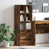  Highboard s ladicama Dimljeni hrast 45,5 x 34 x 127 cm | shoptok.hr