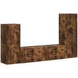  Komplet TV omaric 4 pcs Dimljeni oreh Konstruiran les - - Rjava - 67.7 - 30 x 31 x 100 cm - 2025-vidaXL-Uvoz_2 | Shoptok.si