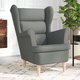  Fotelja tamnosiva 74x84x100 cm od tkanine | shoptok.hr