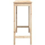 vidaXL Barska miza 100x50x110 cm trdna borovina | Shoptok.si