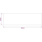  Kuhinjski Tepih Plavo Sjenilo 150 x 45 cm 100% poliamid Slike